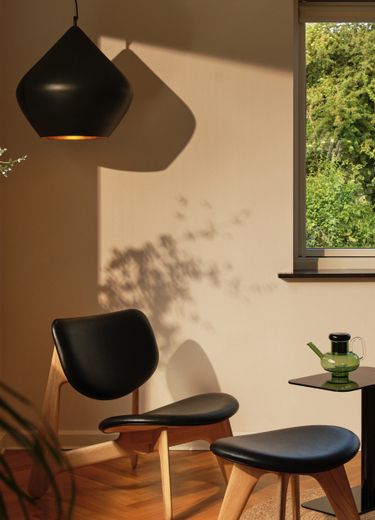 Beat Fat Pendant | Matt Black Brass | Tom Dixon