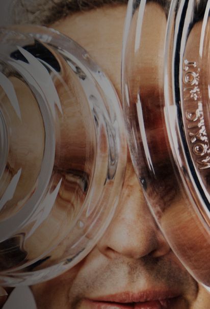 Press Mini Surface Light | Clear Pressed Glass | Tom Dixon