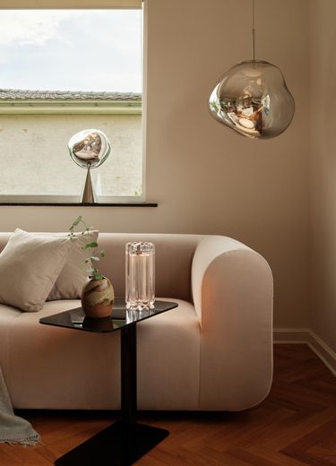 Melt Mini Chandelier | Gold Polished Polycarbonate | Tom Dixon