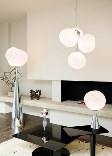 Melt Opal Burst Chandelier | Black | Tom Dixon