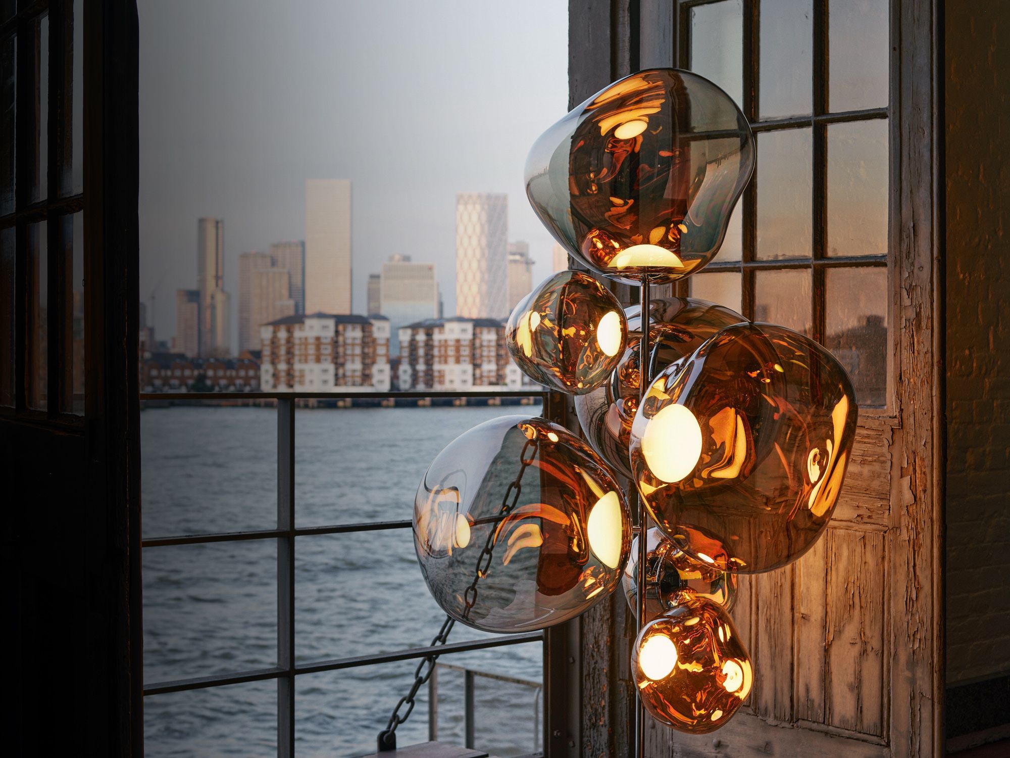 Melt Mini Pendant | Copper Polished Polycarbonate | Tom Dixon